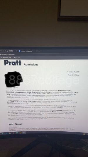 PRATT   入學通知信小圖